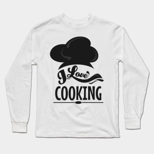 Love cooking, I heart cook Long Sleeve T-Shirt